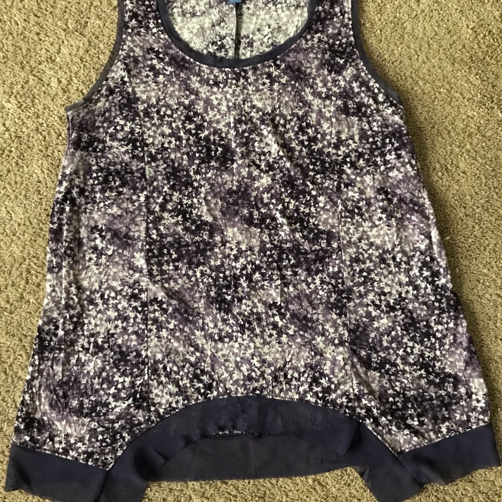 NWOT! Vera Wang Purple Sleeveless Blouse, Size S